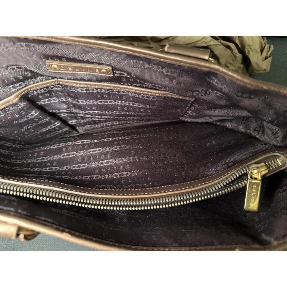 Celine Tan Suede and Leather Boogie Bag - Picture 7 of 10